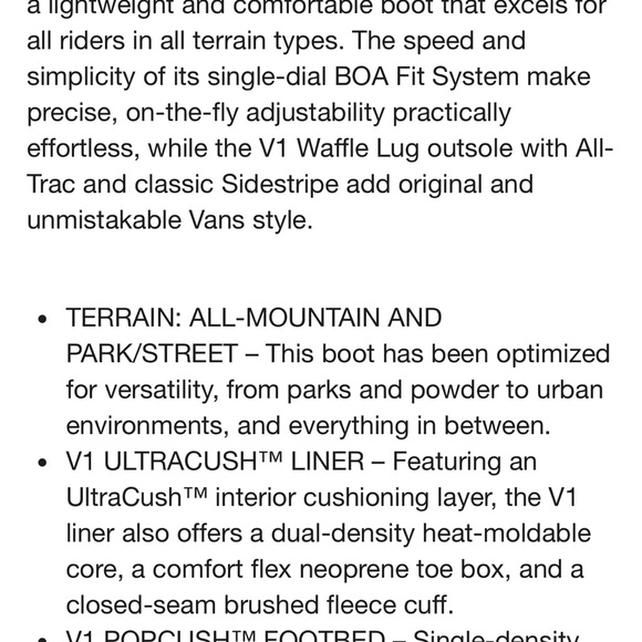 Like New - Vans Women’s 5.5 Encore OG Snowboard Boots - Picture 8 of 10